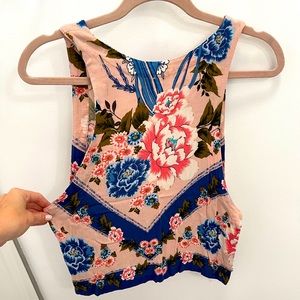 Free people- Floral blouse!